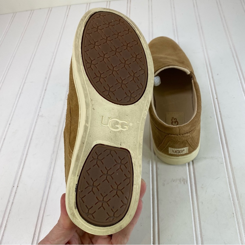 Ugg Fierce tan suede slip on sneakers - Picture 8 of 8